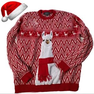 33 DEGREES CHRISTMAS SWEATER SZ M